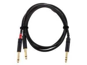 Cordial CFY 1.5 VPP audio kabel 1,5 m 2 x 6.35mm 6.35mm Zwart