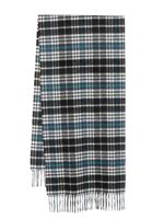 FURSAC checked fringed-edge scarf - Noir