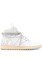 RHUDE baskets montantes Rhecess en cuir - Blanc