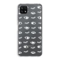 Eye pattern #3: Samsung Galaxy A22 5G Transparant Hoesje
