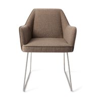 Jesper Home Tome eetkamerstoel Idaho Potato slide steel