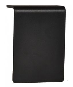 Electro plint koppelstuk Zwart 80mm SL2008079011
