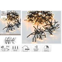 Clusterverlichting 1152 LEDs Warm Wit Zwart Clusterverlichting 1152 LEDs Warm Wit Zwart