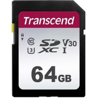Transcend TS64GSDC300S flashgeheugen 64 GB SDXC NAND Klasse 10 - thumbnail