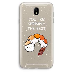 You're Shrimply The Best: Samsung Galaxy J7 (2017) Transparant Hoesje