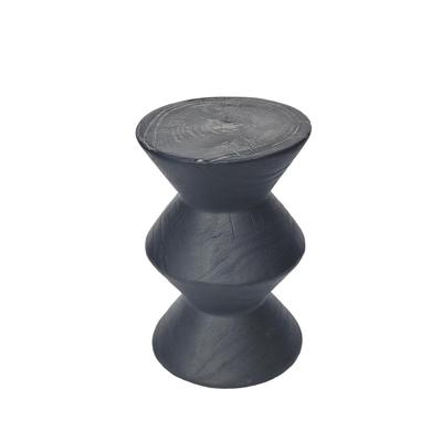 Tower Living Bijzettafel 'Vinci Due' Suarhout, 30cm, kleur Zwart