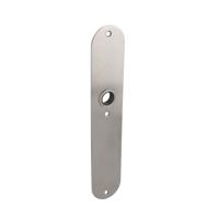P&E P+E afgerond langschild PC72 met 3 bevestigingsgaten 240x45x2mm - RVS