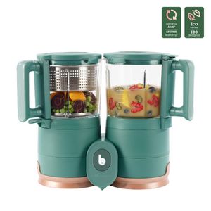 Multifunctionele keukenmachine Nutribaby Glass BABYMOOV groengrijs