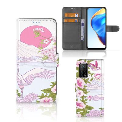Xiaomi Mi 10T Pro | Mi 10T | Telefoonhoesje | Met pasjeshouder | Bird Standing