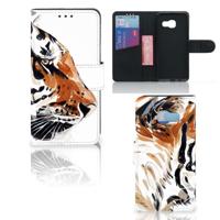 Hoesje Samsung Galaxy A3 2017 Watercolor Tiger Hoesje Samsung Galaxy A3 2017 Watercolor Tiger