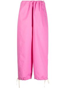 Chloe Nardin pantalon ample à lien de resserrage - Rose