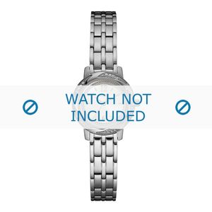 Guess horlogeband W0935L1 Rose Hill Staal Zilver 12mm