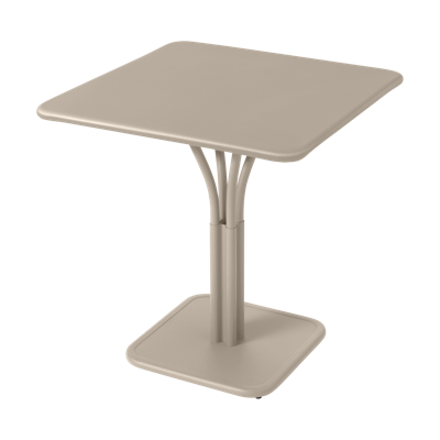 Fermob Luxembourg tuintafel kolom 71x71 cm Nutmeg