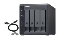 QNAP TR-004 behuizing voor opslagstations HDD-/SSD-behuizing Zwart 2.5/3.5"