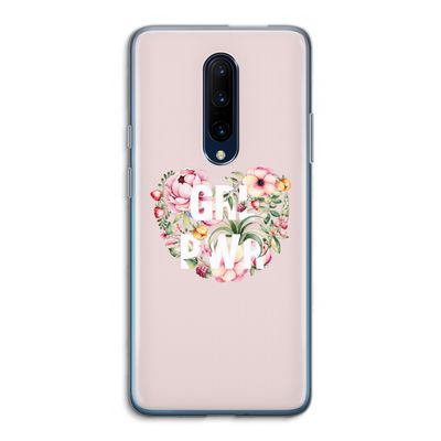 GRL PWR Flower: OnePlus 7 Pro Transparant Hoesje