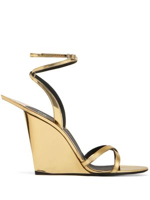 Giuseppe Zanotti sandales compensées Paris 105 mm - Or