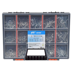 pgb-Europe PGB-FASTENERS | Assortimentsdoos met schroeven 1700 dlg PWVTV - ASS014001170002