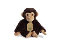 Eco Nation Pluchen knuffel - chimpansee - 24 cm