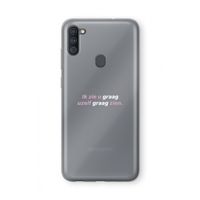 uzelf graag zien: Samsung Galaxy A11 Transparant Hoesje uzelf graag zien: Samsung Galaxy A11 Transparant Hoesje