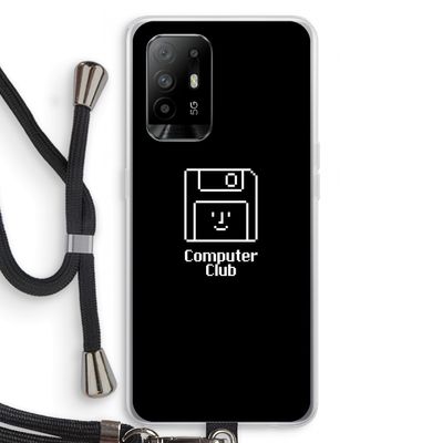 Hello: Oppo A95 5G Transparant Hoesje met koord
