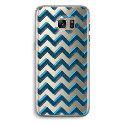 Onderbroken lijn: Samsung Galaxy S7 Edge Transparant Hoesje