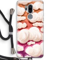 Katoen Wolken: LG G7 Thinq Transparant Hoesje met koord