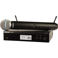 Shure BLX24RE/B58-K14 draadloos handheld systeem (614 - 638 MHz) - thumbnail