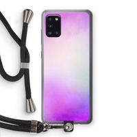 Clouds pastel: Samsung Galaxy A31 Transparant Hoesje met koord Clouds pastel: Samsung Galaxy A31 Transparant Hoesje met koord