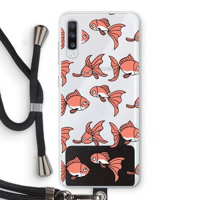 Blub: Samsung Galaxy A70 Transparant Hoesje met koord
