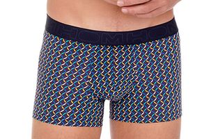 Hom boxershort Cavalarie blauw print