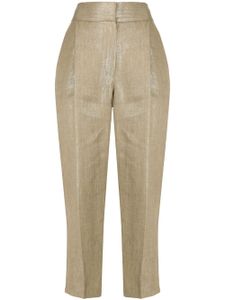 Brunello Cucinelli pantalon à taille haute - Tons neutres