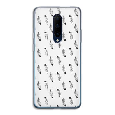 Pluimen: OnePlus 7 Pro Transparant Hoesje