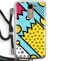Pop Art #1: LG K10 (2016) Transparant Hoesje met koord