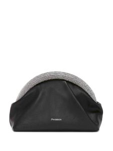 JW Anderson Bumper-Clutch crystal-embellished mini bag - Noir