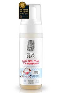 Natura Siberica Baby Bath Foam for newborns with organic extracts of bur and nettle 0+ (150 ml)