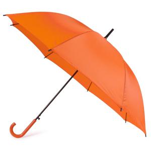 Automatische paraplu - oranje - dia 107 cm - 82 cm lang - regen - polyester/metaal