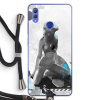 I will not feel a thing: Honor Note 10 Transparant Hoesje met koord
