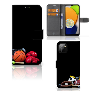 Samsung Galaxy A03 Wallet Case met Pasjes Sports