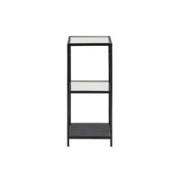 Leen Bakker - Vitrinekast Jelling - / - 82,5x35x37 Cm - Glas - Zwart