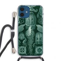 Haeckel Cubomedusae: iPhone 12 mini Transparant Hoesje met koord