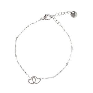 Go Dutch Label Armband met Hartjes Zilver