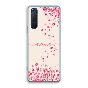 Hartjes en kusjes: Sony Xperia 5 II Transparant Hoesje
