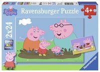 Ravensburger puzzel 2x24 stukjes Peppa big