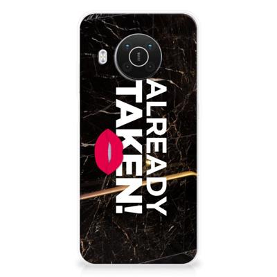 Nokia X10 | X20 | Siliconen hoesje | met naam Already Taken Black