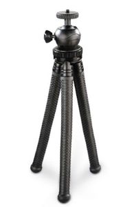 Hama Tripod 1/4 inch Werkhoogte: 16 - 27 cm Zwart Voor smartphones en GoPro, Kogelkop