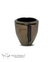 Pot Earthquake 12x13cm goud