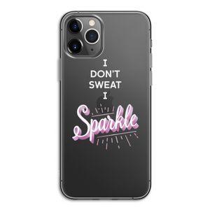 Sparkle quote: iPhone 11 Pro Transparant Hoesje