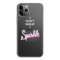Sparkle quote: iPhone 11 Pro Transparant Hoesje