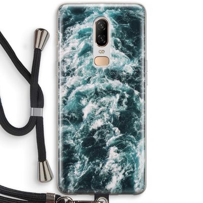 Zee golf: OnePlus 6 Transparant Hoesje met koord