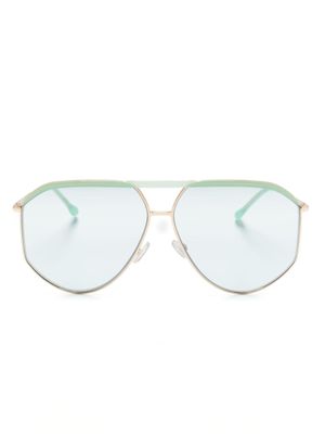 Isabel Marant Eyewear lunettes de soleil Enzo à monture pilote - Vert